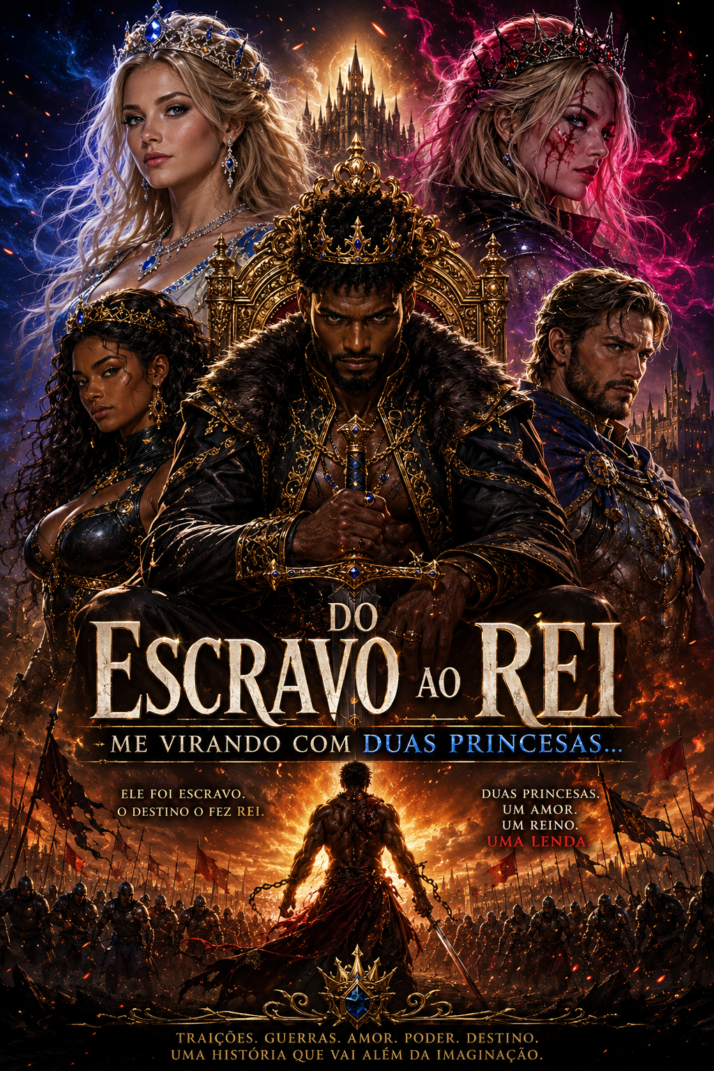 DO ESCRAVO AO REI: ME VIRANDO COM DUAS PRINCESAS DA...
